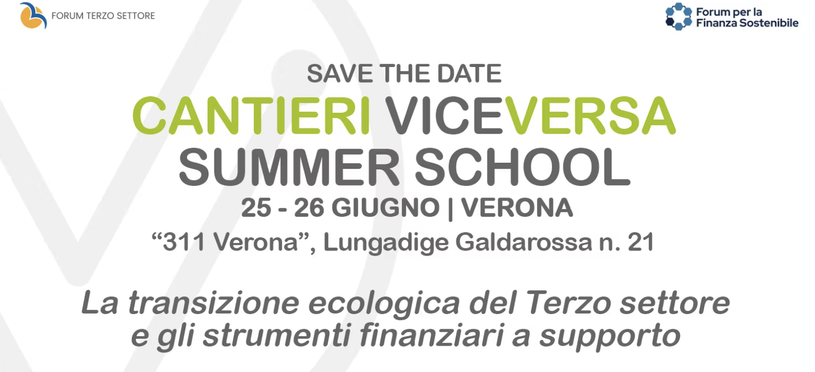 La transizione ecologica del Terzo settore e gli strumenti finanziari e assicurativi a supporto di questo percorso